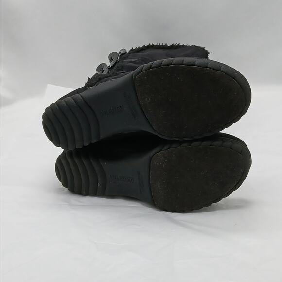 Kenneth Cole Unlisted On Your Mark Boots Women's 6M Black Faux Suede Mid Calf - Picture 6 of 9